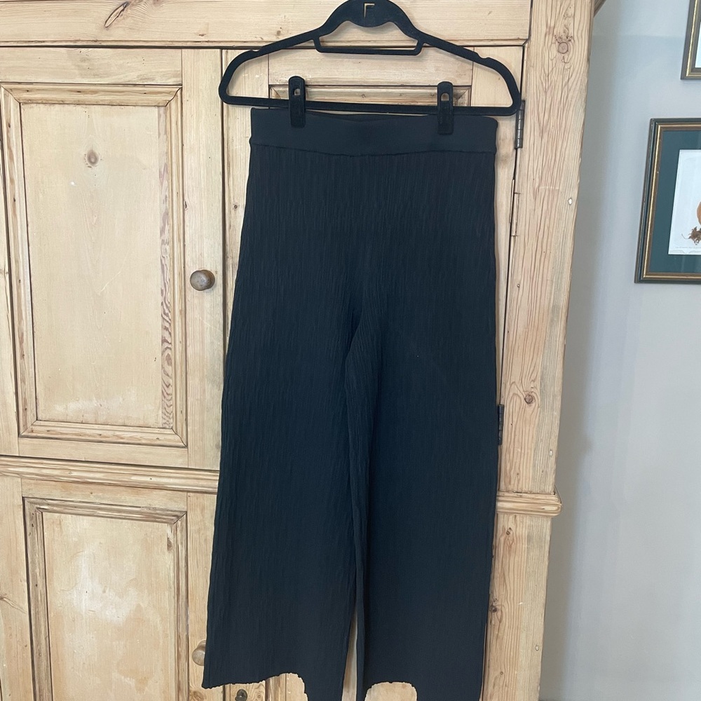 Current Air Black Wide-Leg Pants